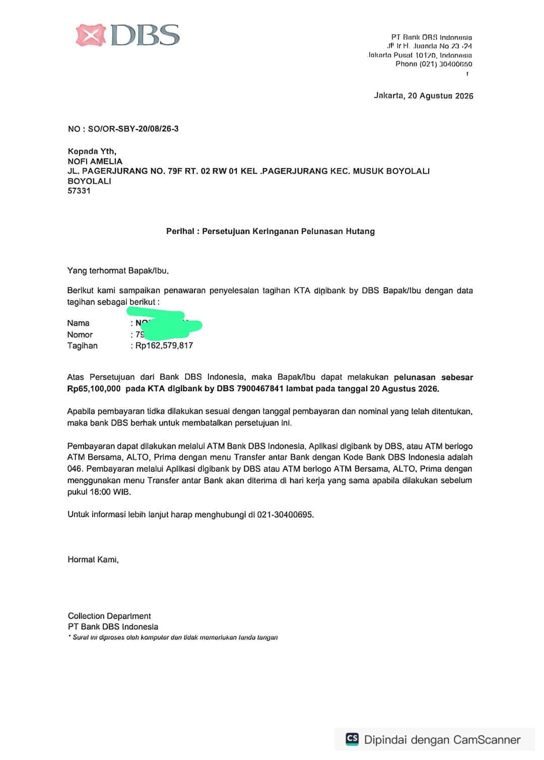 Surat Keterangan Lunas 3